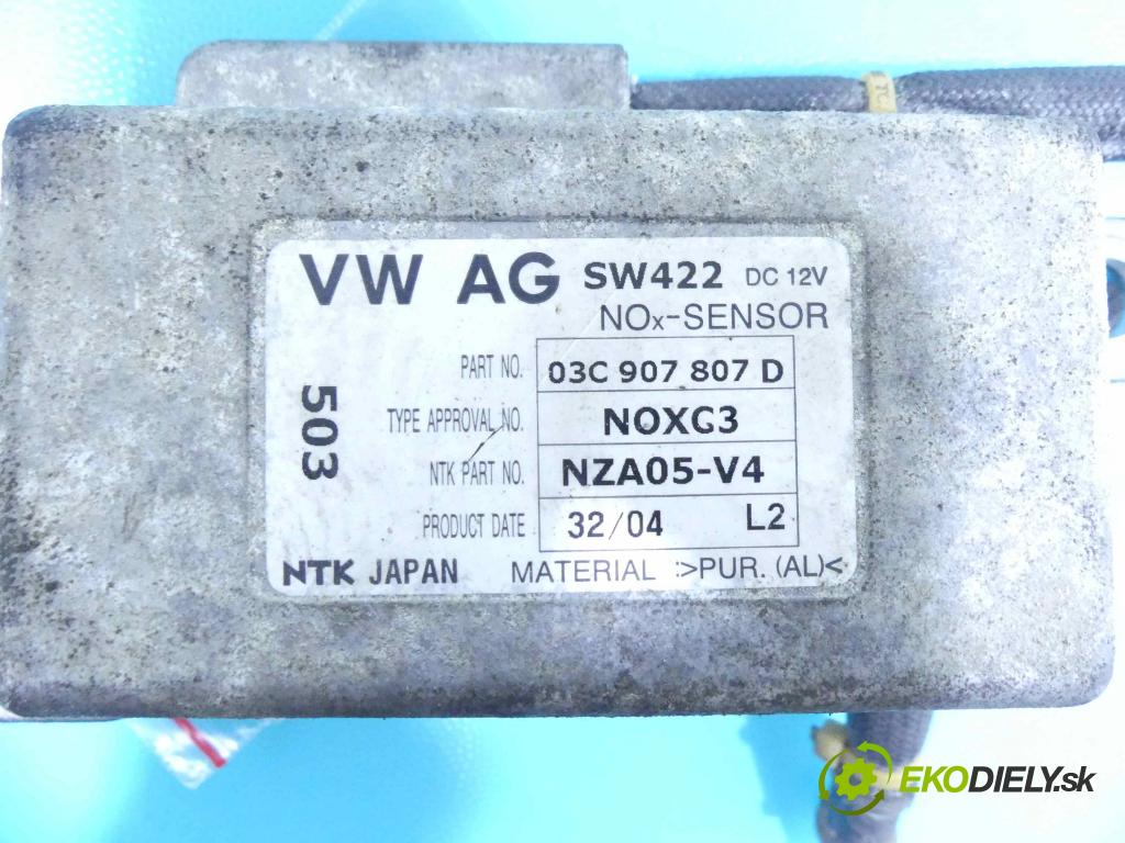 Vw Golf V 2003-2009 1.4 FSI 90 hp manual 66 kW 1390 cm3 3- Sonda lambda 03C907807D (Lambda sondy)