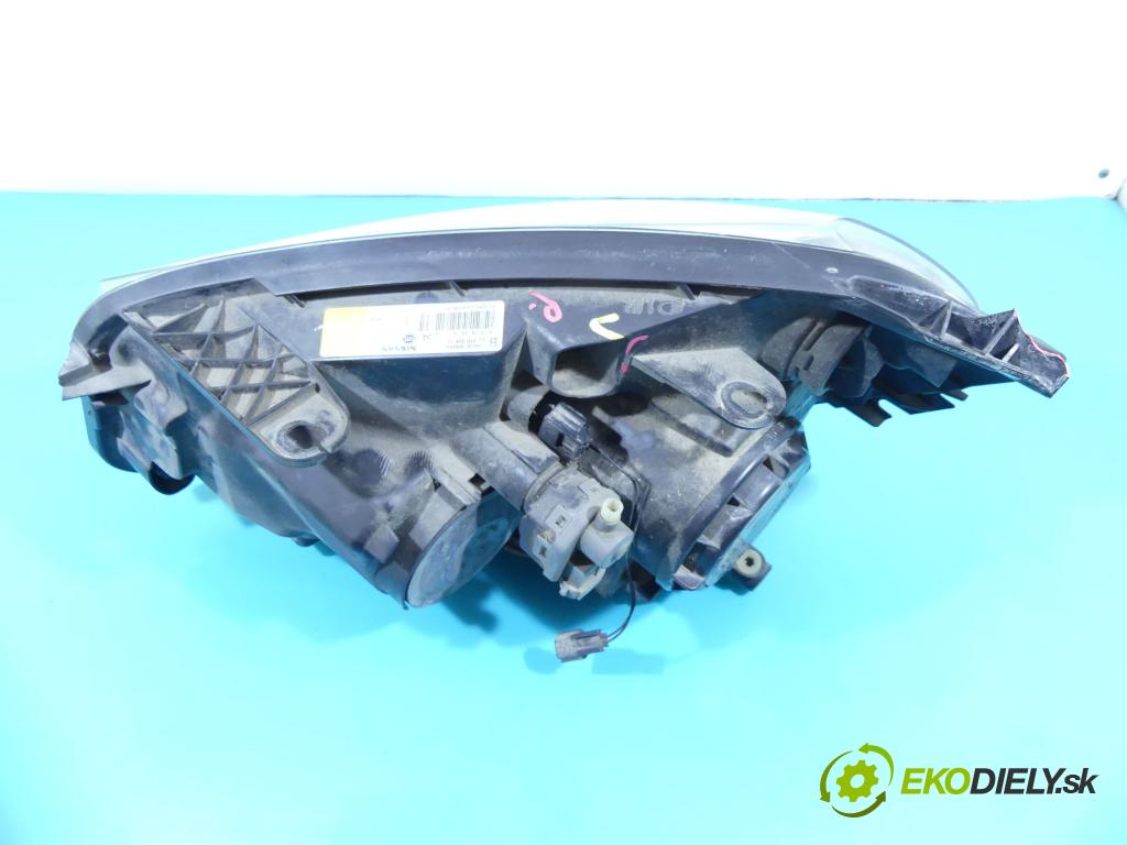 Nissan Qashqai I J10 2006-2013 1.6 dci 131 HP manual 96 kW 1598 cm3 5- Reflektor: pravý 26010BR00B (Pravé)