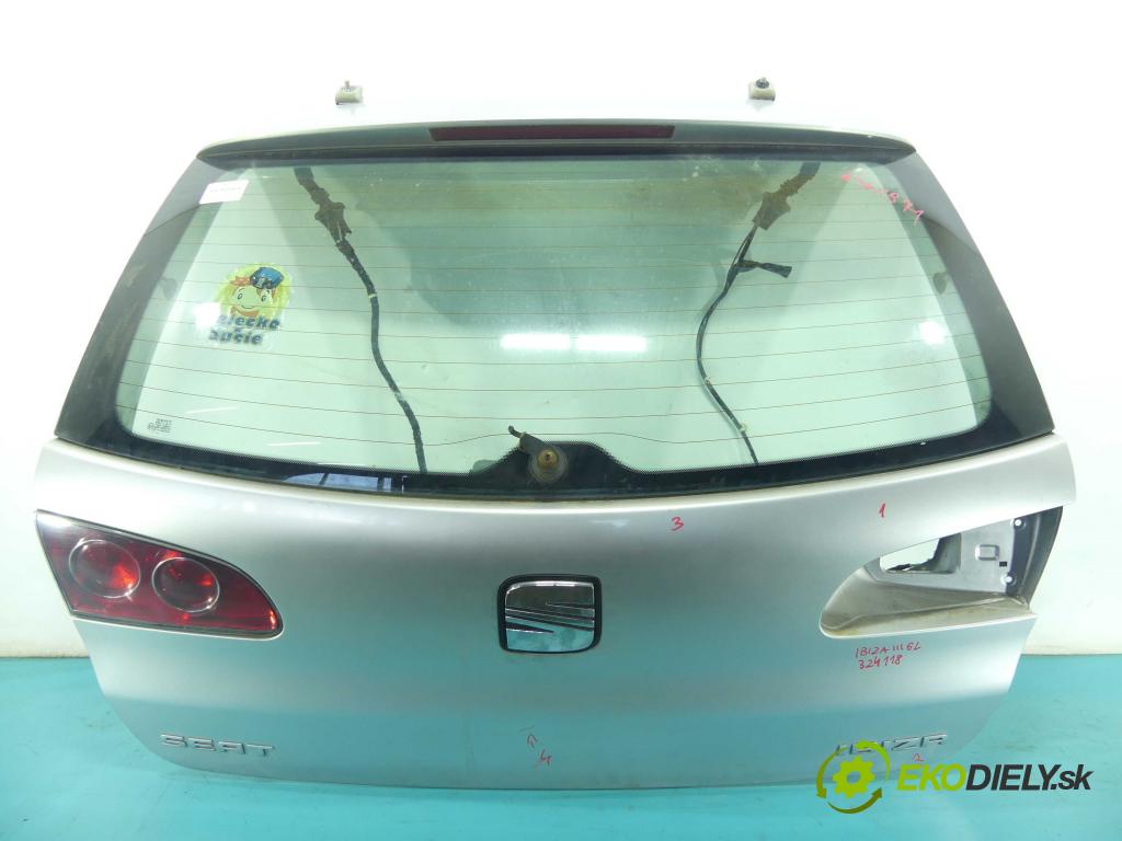Seat Ibiza III 6L 2002-2008 1.4 16V 101 HP manual 74 kW 1390 cm3 3- zadna kufor  (Zadné kapoty)