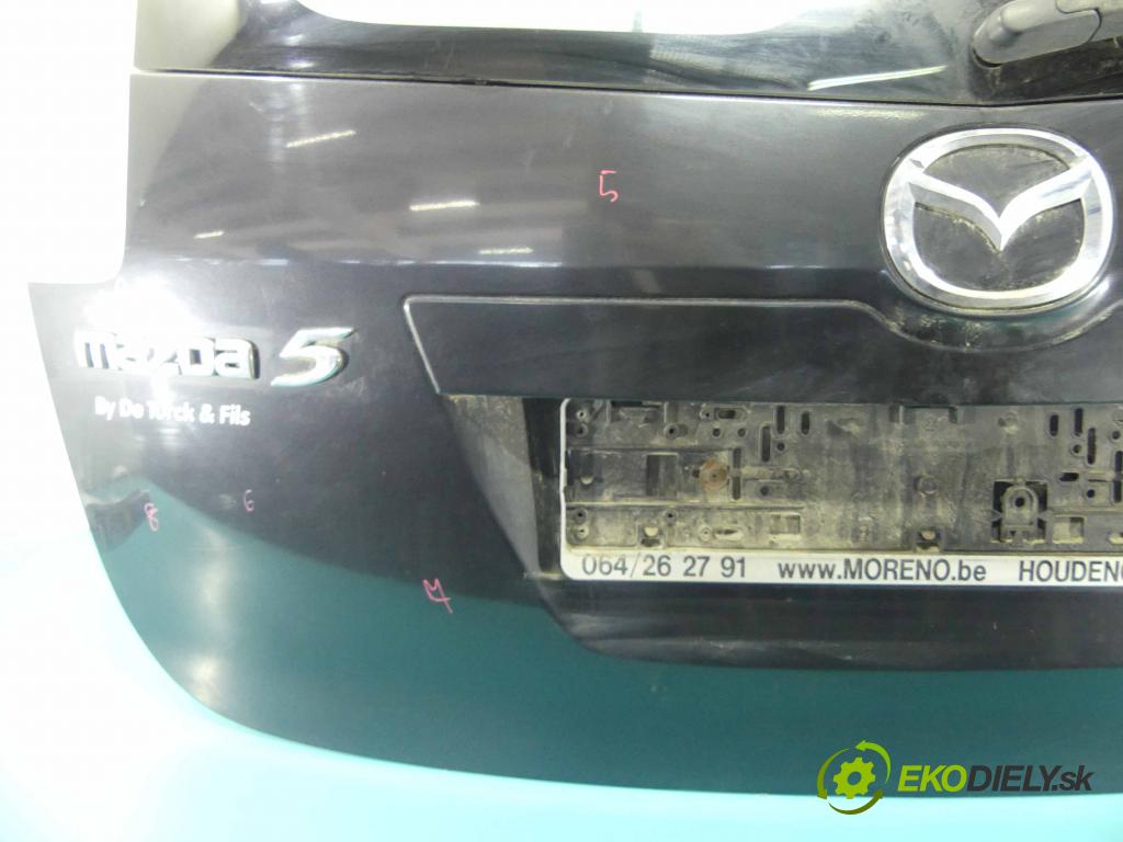 Mazda 5  2005-2010 2.0 citd 110 HP manual 81 kW 1998 cm3 5- zadna kufor  (Zadné kapoty)