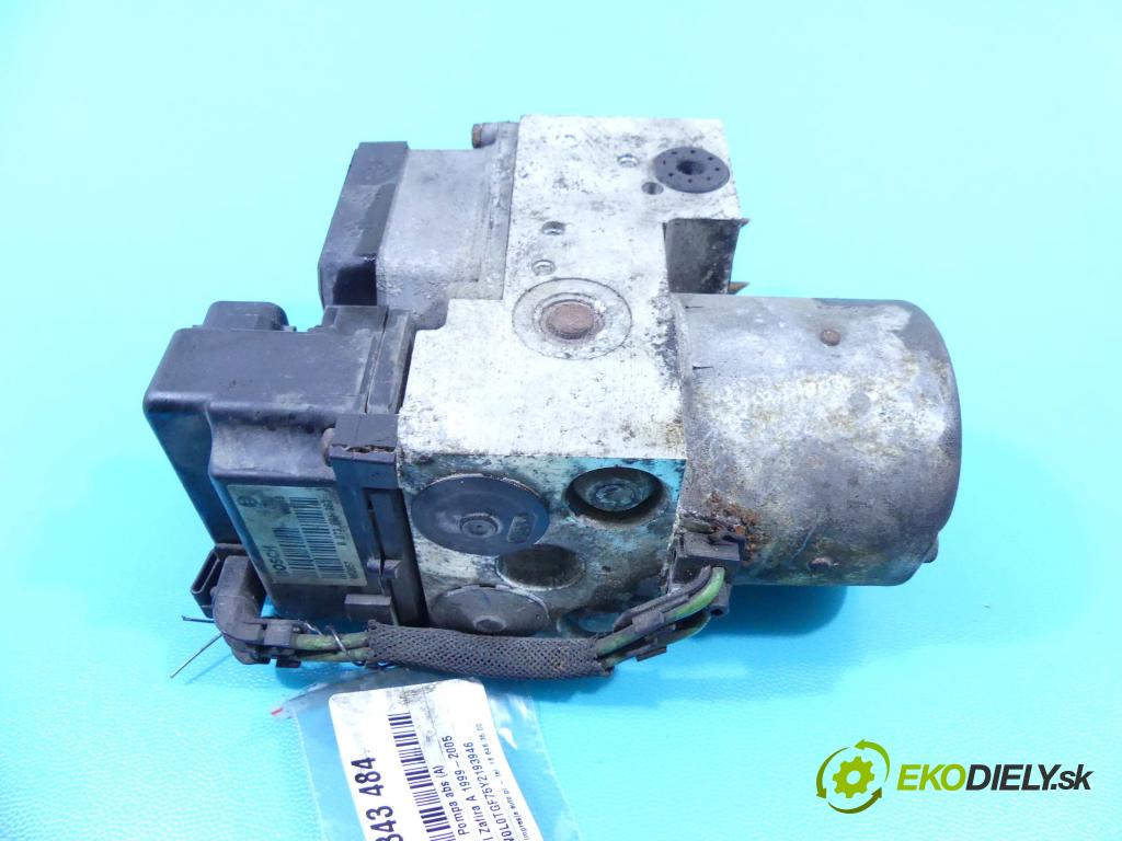 Opel Zafira A 1999-2005 1.8 16V 116 HP manual 85 kW 1796 cm3 5- čerpadlo abs 0273004363 (Pumpy ABS)