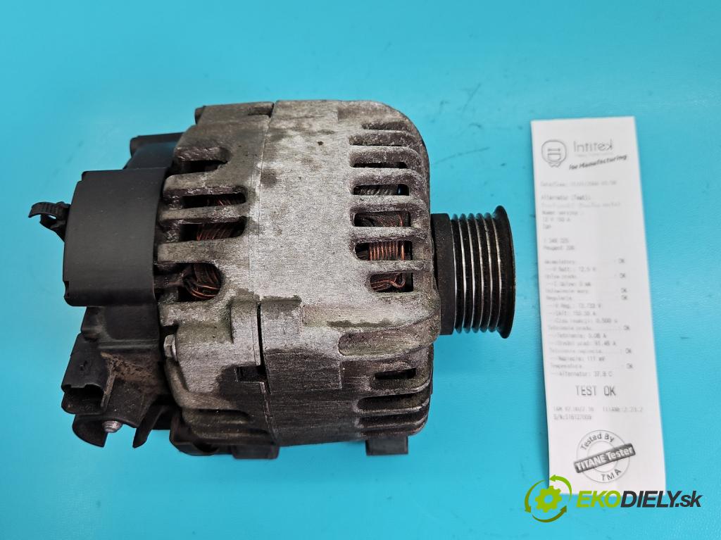 Peugeot 206 1.4 hdi 68 HP manual 50 kW 1389 cm3 3- Alternator 9644529680 (Alternátory)