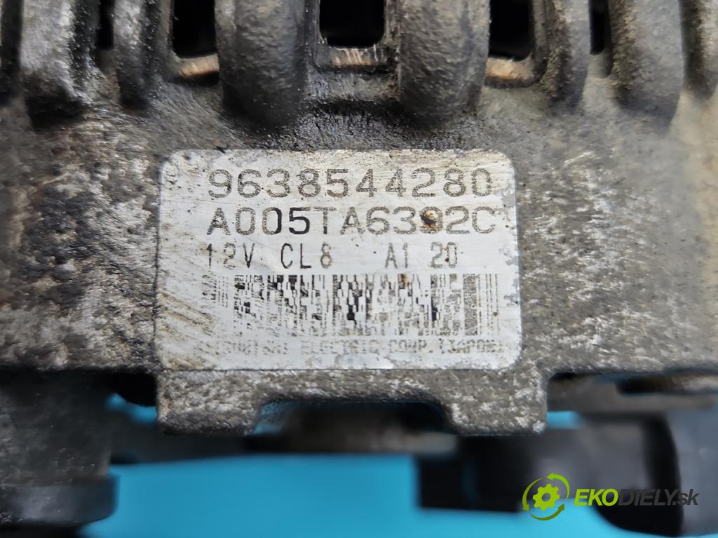 Peugeot 307 1.4 8V 75 HP manual 55 kW 1360 cm3 5- Alternator 9638544280 (Alternátory)