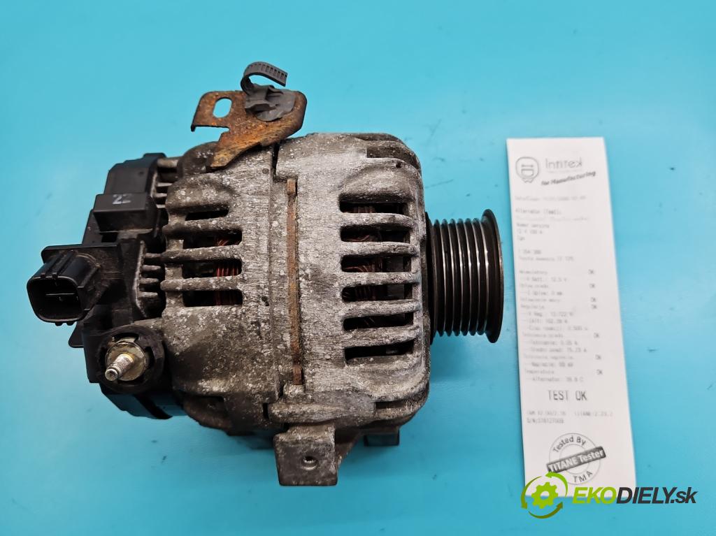 Toyota Avensis II T25 2003-2008 2.0 vvti 147 HP manual 108 kW 1998 cm3 5- Alternator 0124325085 (Alternátory)