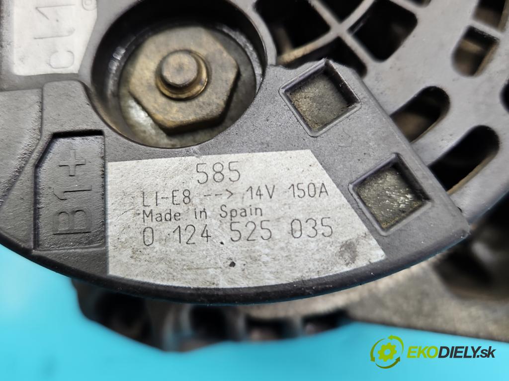 Peugeot 307 1.6 hdi 109 HP manual 80 kW 1560 cm3 5- Alternator 0124525035 (Alternátory)