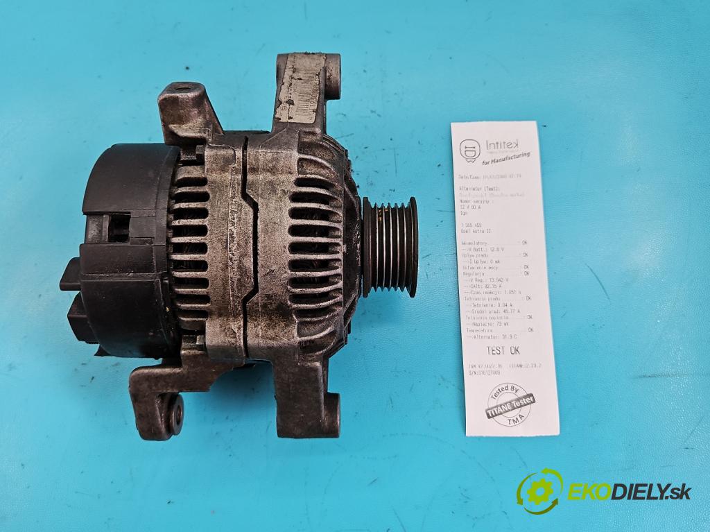 Opel Astra II 1998-2009 1.8 16V 116 hp manual 85 kW 1796 cm3 2- Alternator  (Alternátory)