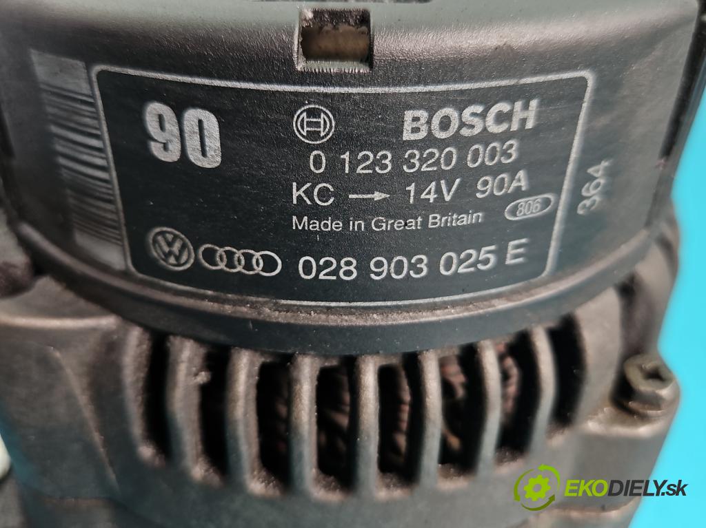 Audi 80 B4 1991-1994 1.9 TD 75 hp manual 55 kW 1896 cm3 4- Alternator 028903025E (Alternátory)