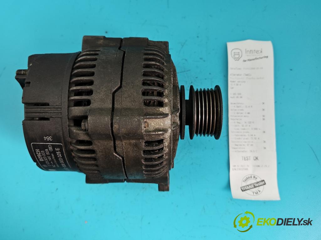 Audi 80 B4 1991-1994 1.9 TD 75 hp manual 55 kW 1896 cm3 4- Alternator 028903025E (Alternátory)