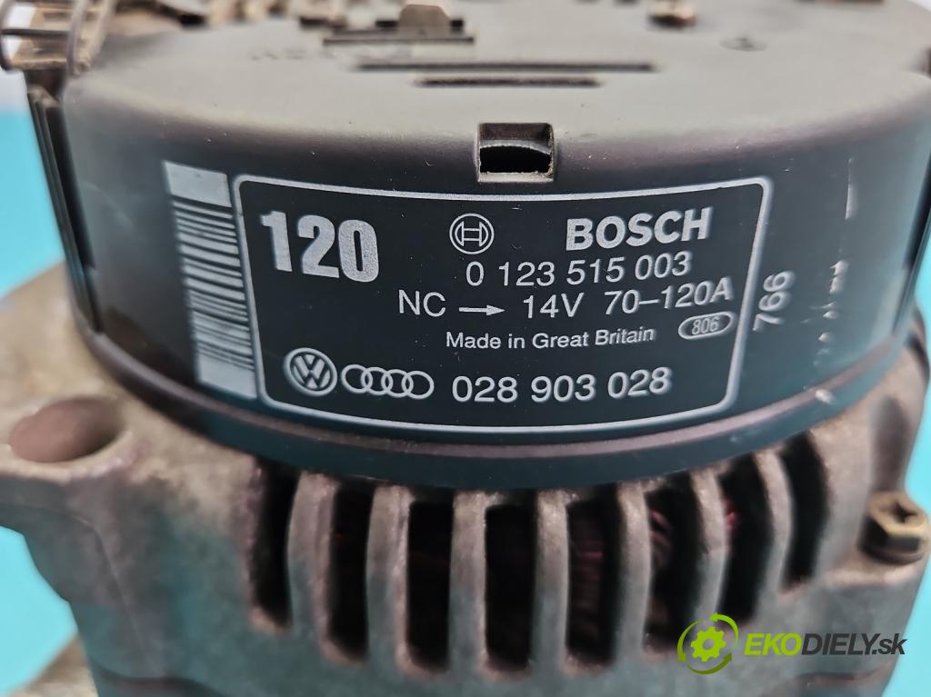 Audi A4 B5 1994-2001 1.9 tdi 110 HP manual 81 kW 1896 cm3 5- Alternator 028903028 (Alternátory)