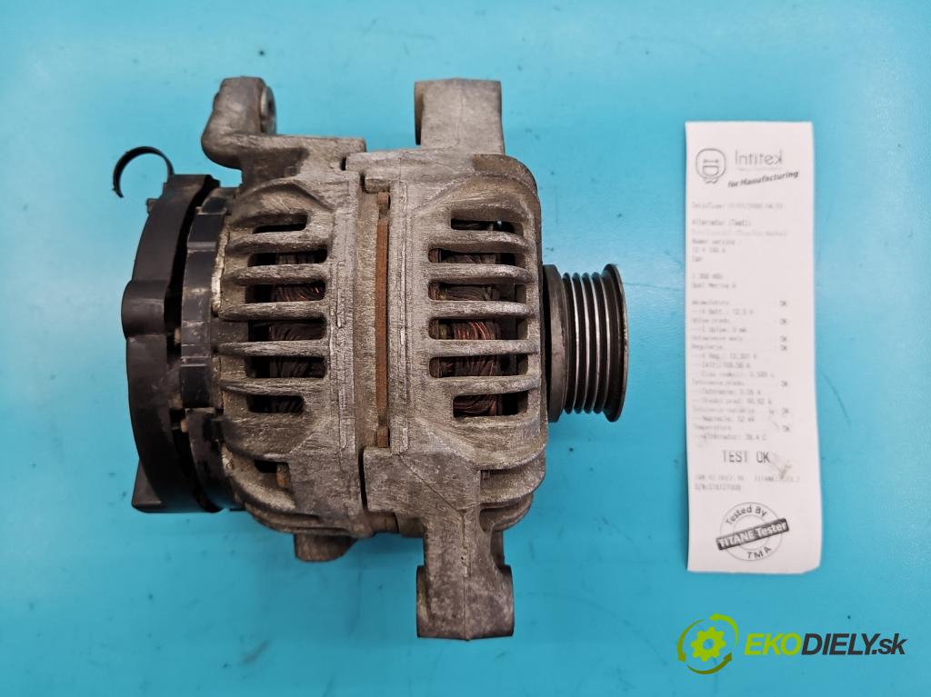 Opel Meriva A 2002-2010 1.6 16V 101 HP manual 74 kW 1598 cm3 5- Alternator 90561971 (Alternátory)