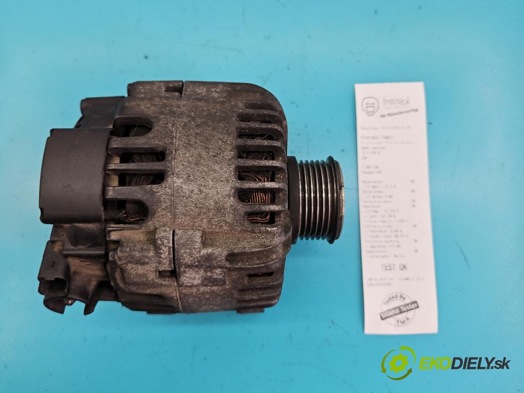 Peugeot 407 1.6 hdi 109 hp manual 80 kW 1560 cm3 4- Alternator 9646321780 (Alternátory)