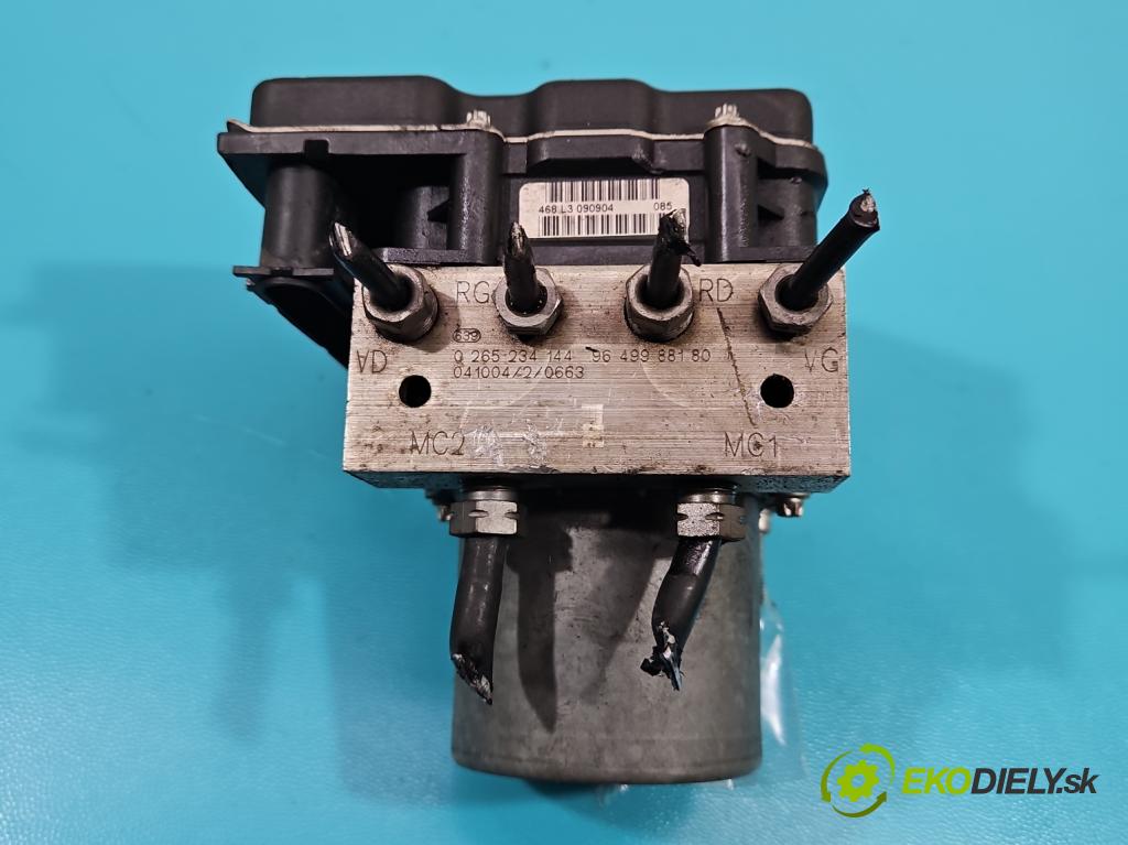 Citroen C4 I 2004-2011 1.6 16V 109 HP manual 80 kW 1587 cm3 5- čerpadlo abs 0265234144 (Pumpy ABS)