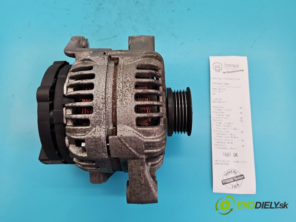 Opel Vectra C 2002-2008 1.8 16V 122 HP manual 90 kW 1796 cm3 4- Alternator 93175808 (Alternátory)