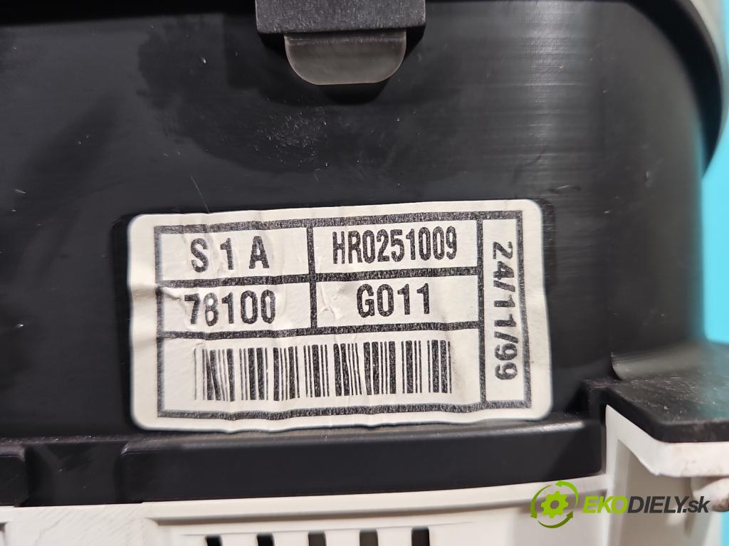 Honda Accord VI 1998-2002 1,8.0 16V 136 HP manual 100 kW 1850 cm3 5- prístrojovka/ budíky HR0251009 (Prístrojové dosky, displeje)