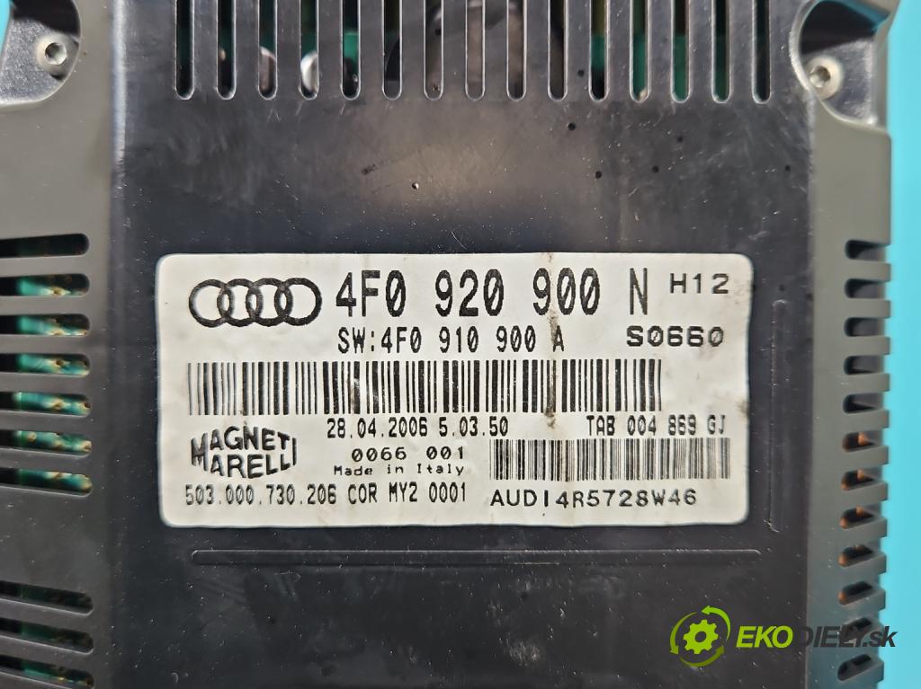 Audi A6 C6 2004-2011 2.0 tdi 136 HP manual 100 kW 1968 cm3 5- prístrojovka/ budíky 4F0920900N (Prístrojové dosky, displeje)