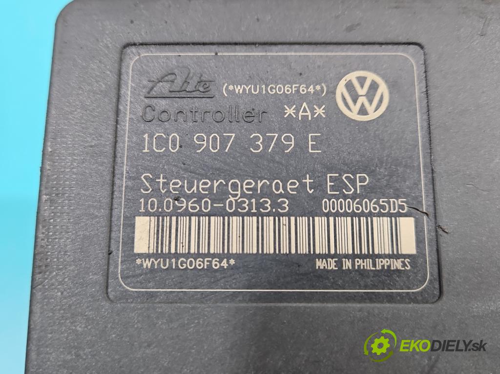 Audi A3 8L 1996-2003 1.6 SR 102 HP manual 75 kW 1595 cm3 5- čerpadlo abs 1C0907379E (Pumpy ABS)