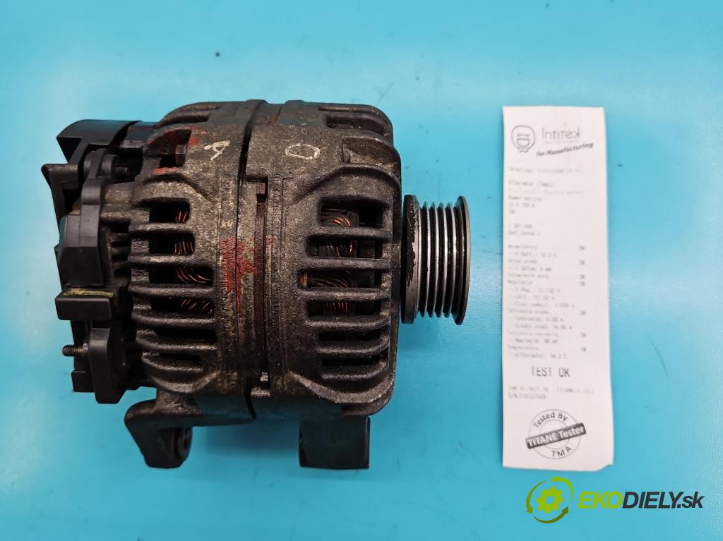 Opel Corsa C 2000-2006 1.0 12V 58 HP manual 43 kW 973 cm3 3- Alternator 24437120 (Alternátory)