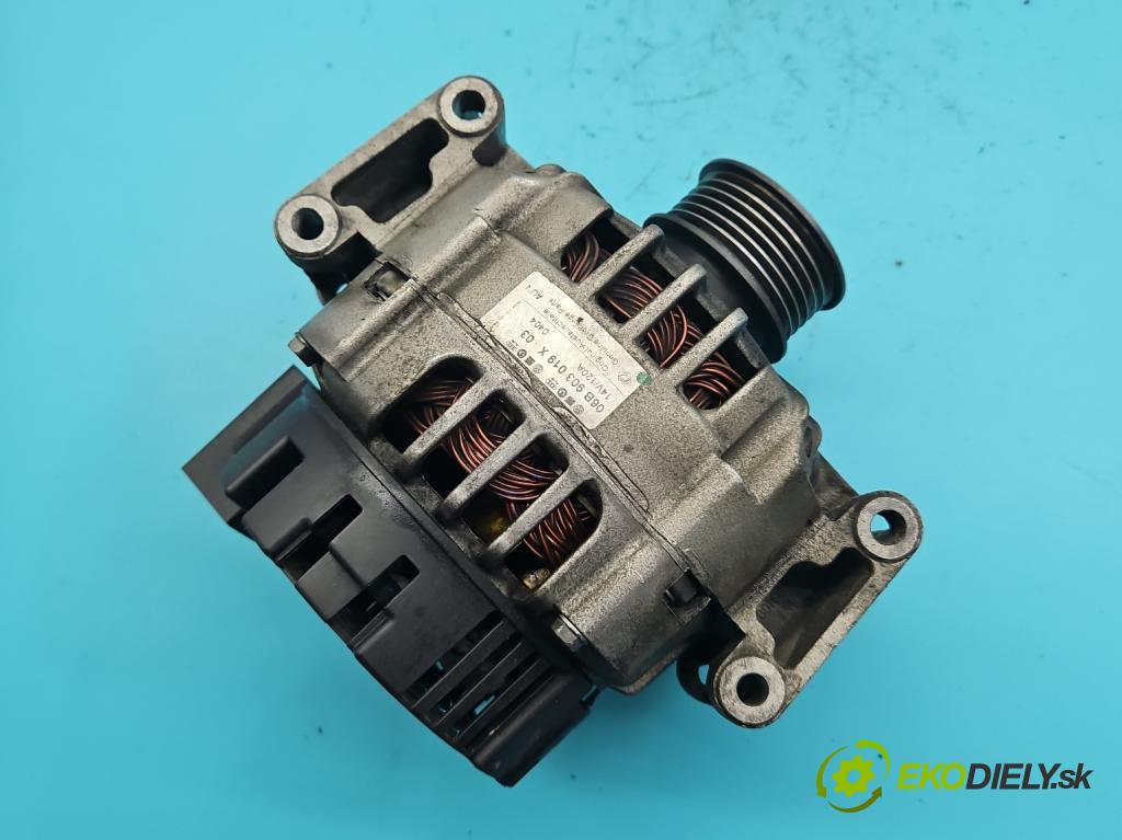 Audi A4 B6 2000-2004 2.0 20V 131 HP automatic 96 kW 1984 cm3 4- Alternator 06B903019X (Alternátory)