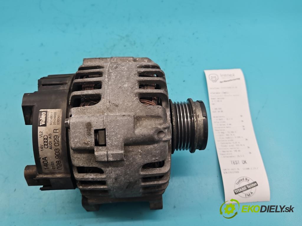 Audi A4 B6 2000-2004 1.9 TDI 131 hp manual 96 kW 1896 cm3 4- Alternator 028903029R (Alternátory)