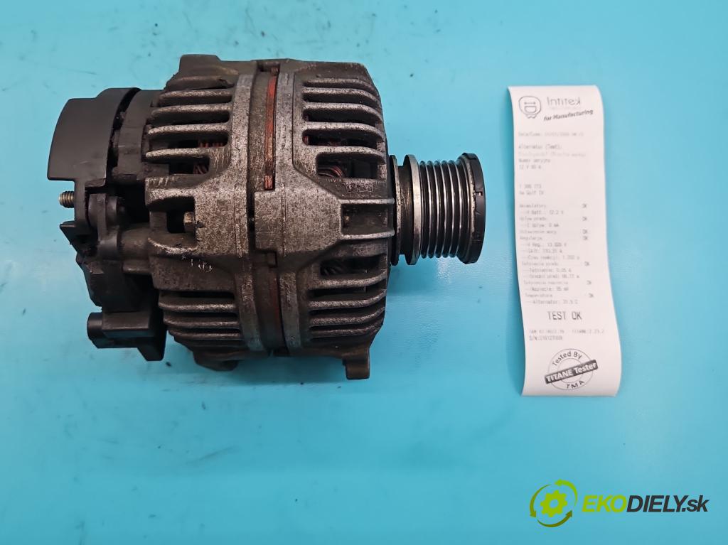 Vw Golf IV 1997-2003 1.9 sdi 68 HP manual 50 kW 1896 cm3 5- Alternator 038903023L (Alternátory)