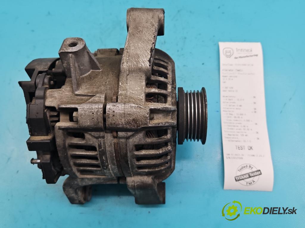 Opel Astra II 1998-2009 1.6 16V 101 hp manual 74 kW 1598 cm3 5- Alternator 90561970 (Alternátory)