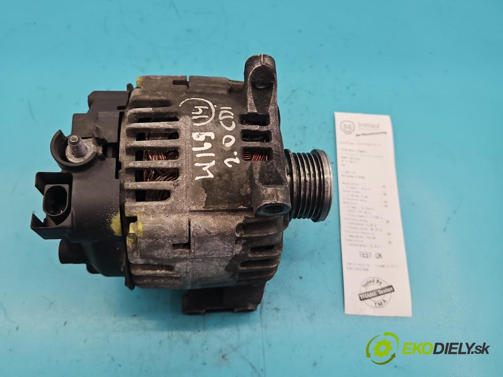 Mercedes A W169 2004-2012 2.0 cdi 140 hp automatic 103 kW 1992 cm3 5- Alternator A6401540402 (Alternátory)