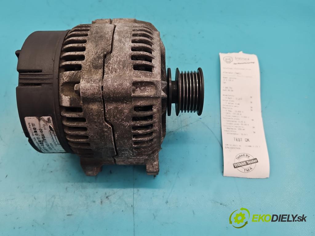 Audi 80 B4 1991-1994 1.9 tdi 90 hp manual 66 kW 1896 cm3 5- Alternator 028903018EX (Alternátory)