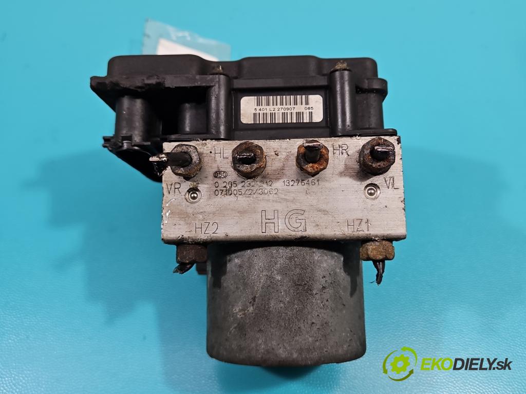 Opel Meriva A 2002-2010 1.6 16V 105 HP manual 77 kW 1598 cm3 5- čerpadlo abs 0265232212 (Pumpy ABS)