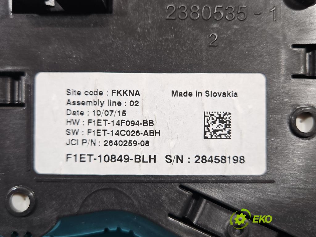 Ford Focus Mk3 2010-2018 1.5 tdci 120 HP manual 88 kW 1499 cm3 5- prístrojovka/ budíky F1ET-14F094-BB (Prístrojové dosky, displeje)