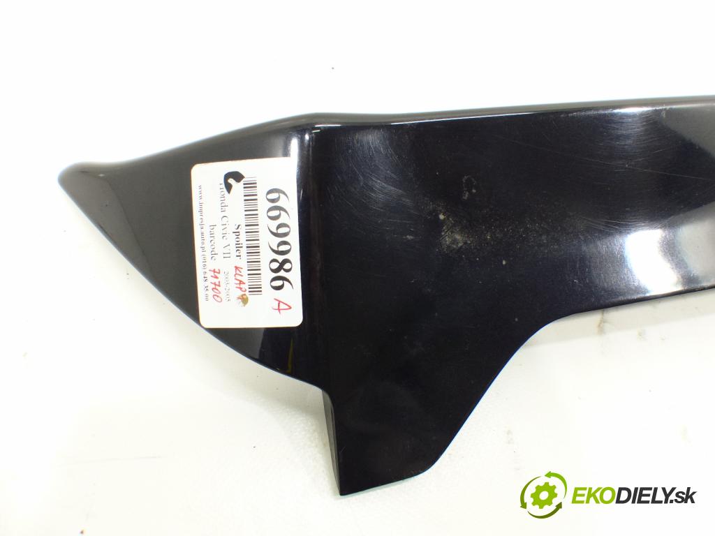 Honda Civic VII 2000-2006 1.4 16V 90 hp  66 kW 1400 cm3  Spoiler  (Spoilery)