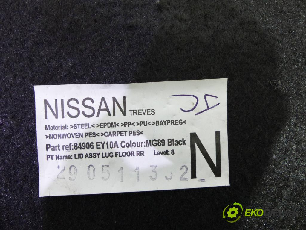 Nissan Qashqai 06-13 2.0 DCI 150 HP manual 110 kW 1995 cm3  koberec do auta