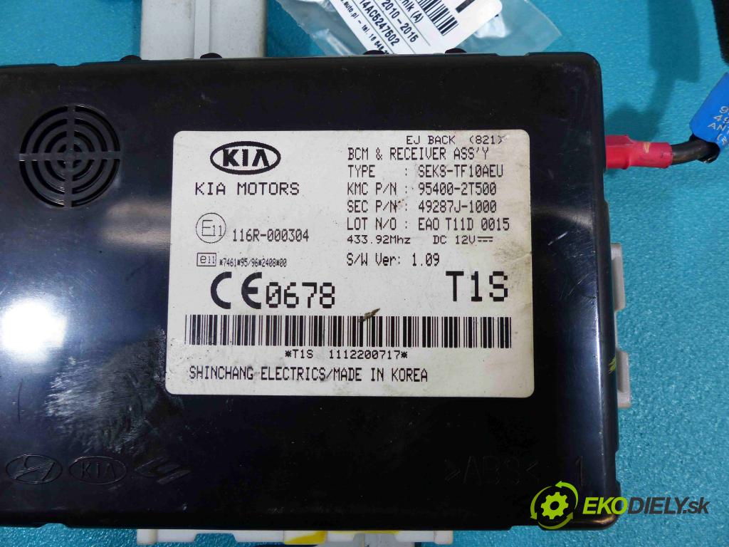 Kia Optima III 2010-2015 1.7 CRDi 136 HP manual 100 kW 1685 cm3  Modul Riadiaca jednotka 95400-2T500 (Ostatné)