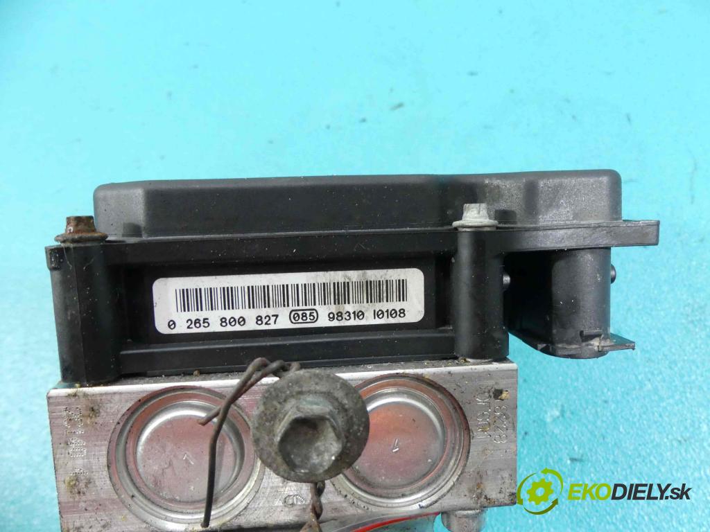 Toyota Corolla E15 2007-2014 1.3 vvt-i 101 HP manual 74 kW 1329 cm3 4- Pumpa ABS 0265800827 (Pumpy ABS)