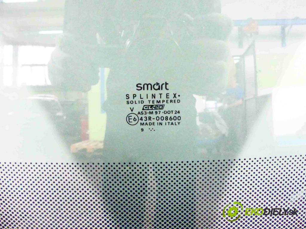 Smart Fortwo 1998-2007 0.6 45KM automatic 33 kW 599 cm3 3- Střešní okno:  (Sklá karosérie)