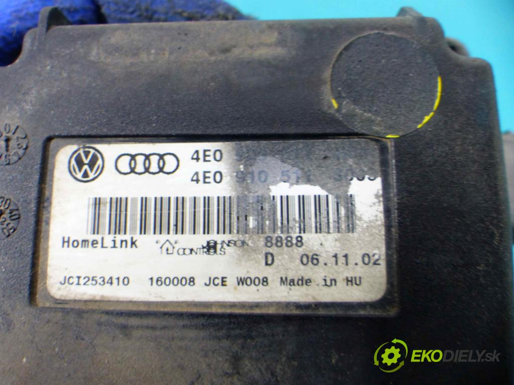 Audi A8 D3 2002-2009 4.2 V8 (BFM, GNU) 334HP automatic 246 kW 4172 cm3 4- modul riadiaca jednotka 4E0910511 (Ostatné)