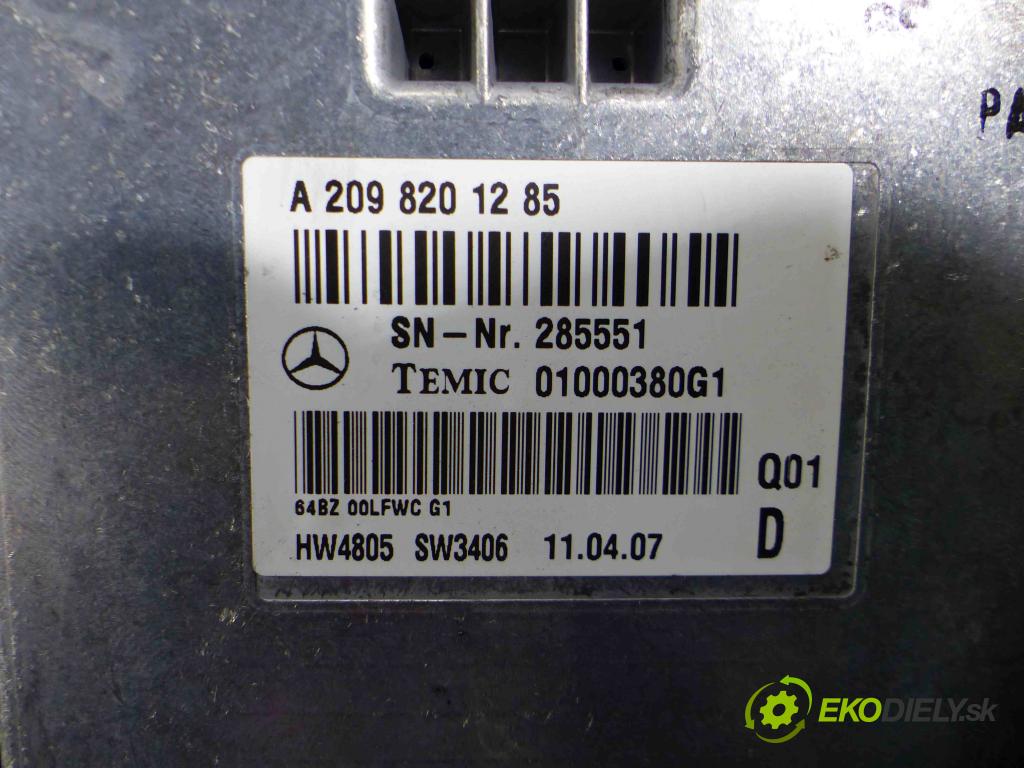 Mercedes CLS C219 2004-2010 3.0 CDI 224hp automatic 165 kW 2987 cm3 4- modul riadiaca jednotka A2098201285 (Ostatné)