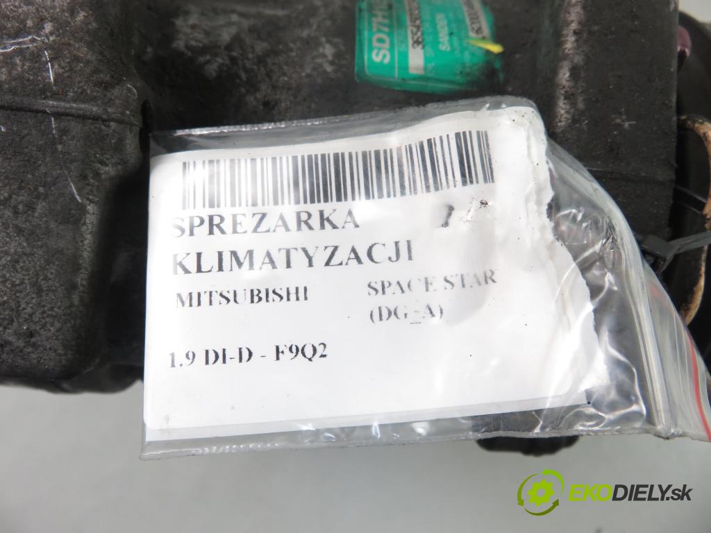 MITSUBISHI SPACE STAR nadwozie wielkoprzestrzenne (MPV) (DG_A) MINIVAN 2002 85,00 1.9 DI-D 116 -F9Q2 1870,00 KOMPRESOR: klimatizace 8200040681 (Kompresory)