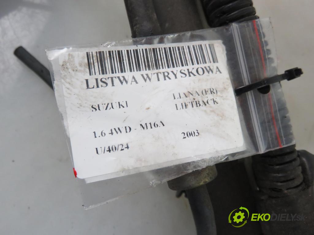 SUZUKI LIANA (ER) HB 2003 0,00 1.6 4WD - M16A 1586,00 lišta vstřikovací  (Vstřikovací lišty)