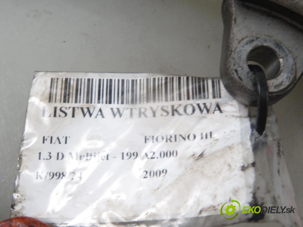 FIAT FIORINO nadwozie zamknięte / kombi (225_) FURGON 2009 55,00 1.3 D Multijet 1248,00 lišta vstřikovací 0281002507 ; 0281002903 (Vstřikovací lišty)