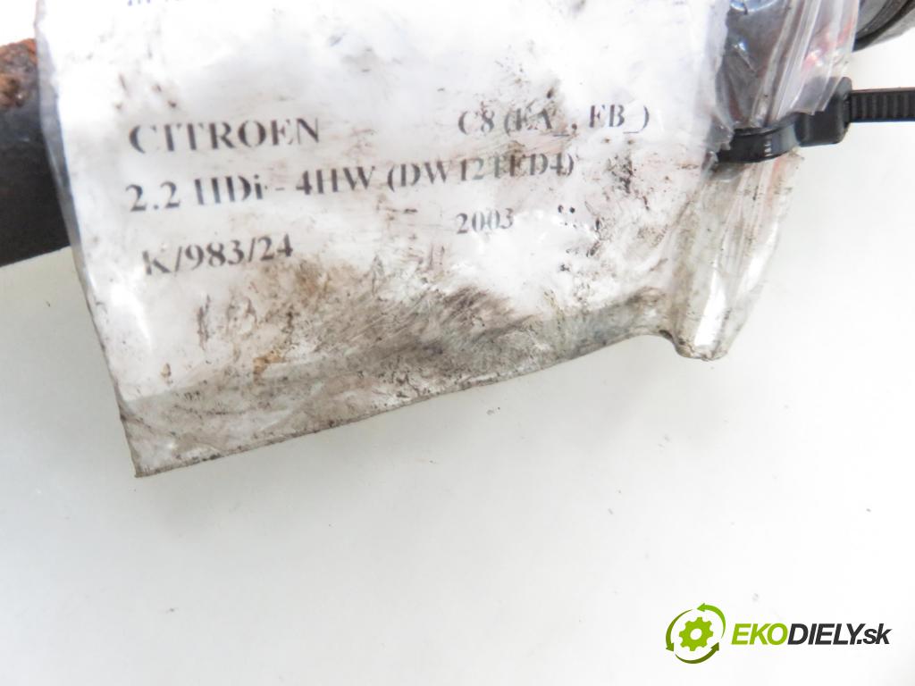 CITROEN C8 (EA_, EB_) VAN 2003 94,00 2.2 HDi - 4HW (DW12TED4) 2179,00 vstrekovač 0445110036 ; 9637277980 (Vstrekovače)