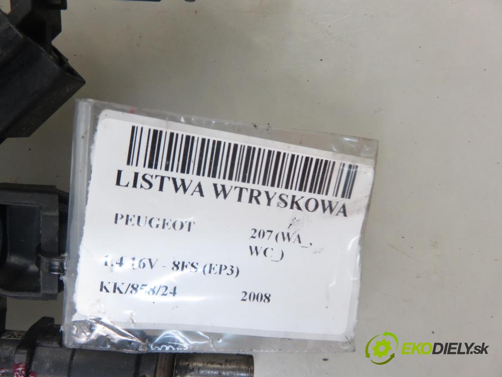 PEUGEOT 207 (WA_, WC_) HB 2008 70,00 1.4 16v VTI 95 - 8FS 1397,00 lišta vstřikovací V7575645 ; V7528176 (Vstřikovací lišty)