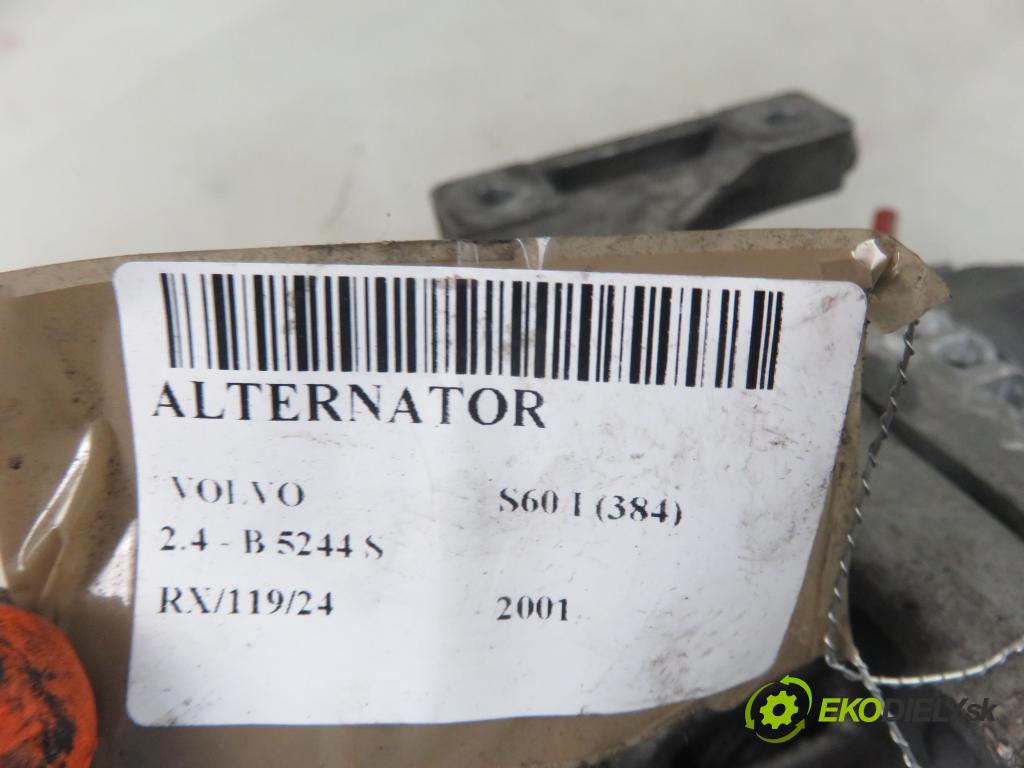 VOLVO S60 I (384) SEDAN 2001 125,00 2.4 - B 5244 S 2435,00 Alternátor 0986041730 (Alternátory)