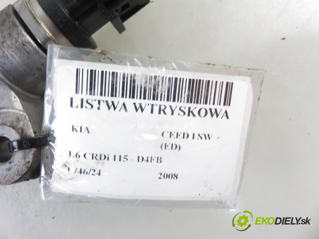 KIA CEE'D SW (ED) KOMBI 2008 0,00 1.6 CRDi 115 - D4FB 1582,00 lišta vstřikovací 314002A410 ; 0281002507 ; 0445214111 (Vstřikovací lišty)