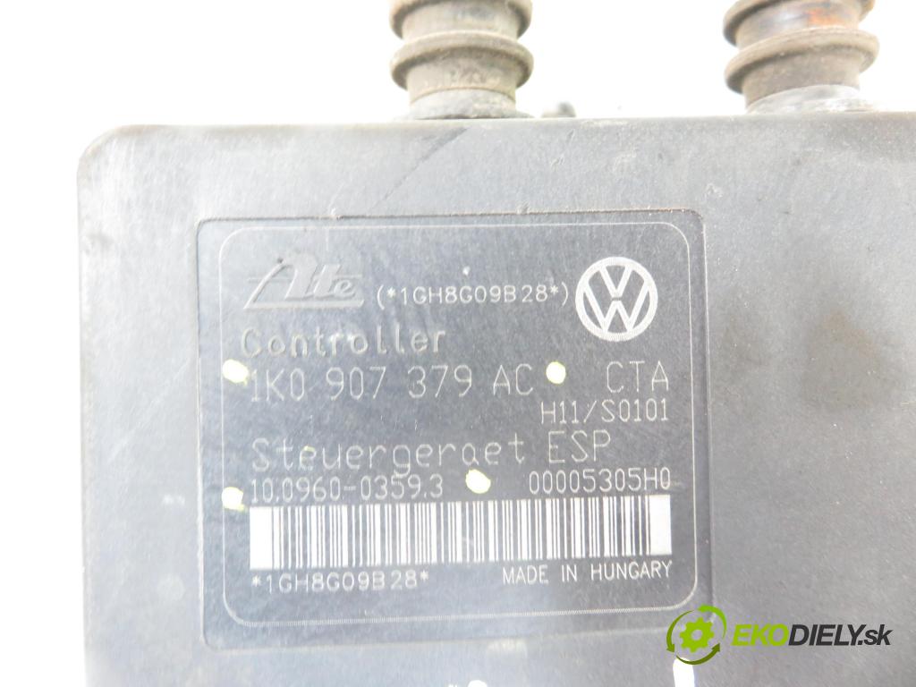 VW TOURAN (1T1, 1T2) MINIVAN 2009 80,00 2.0 EcoFuel - BSX 1984,00 Pumpa ABS 1K0907379AC ; 10096003593 (Pumpy ABS)