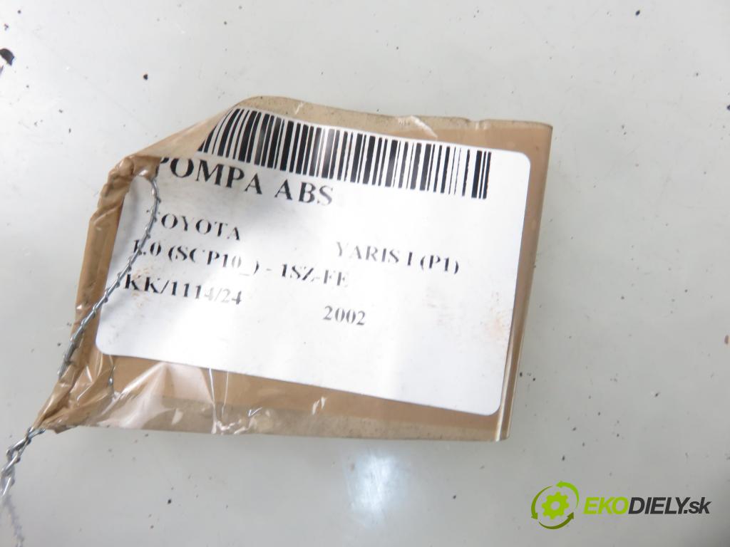 TOYOTA YARIS (_P1_) HB 2002 50,00 1.0 VVT- i 68 - 1SZ-FE 998,00 Pumpa ABS 0273004572 (Pumpy ABS)