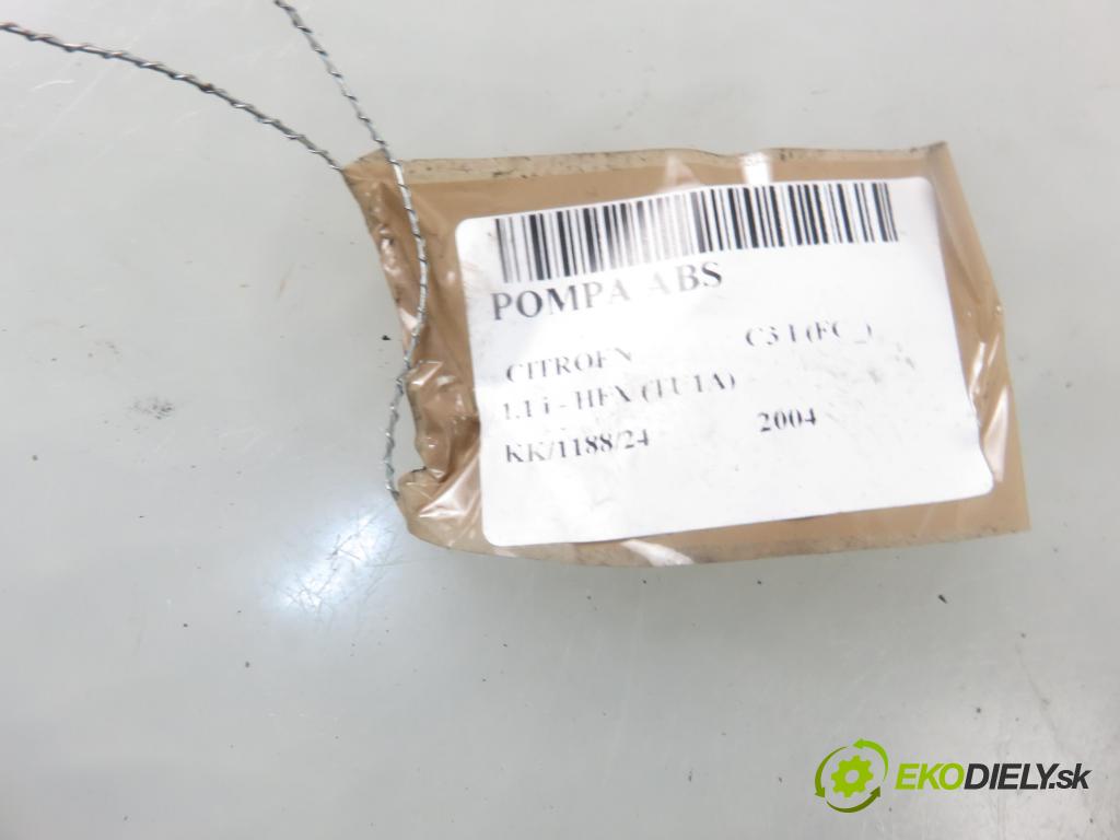 CITROEN C3 I (FC_) HB 2004 44,00 1.1 i - HFX (TU1A) 1124,00 Pumpa ABS 9653524680 ; 10020700374 (Pumpy ABS)