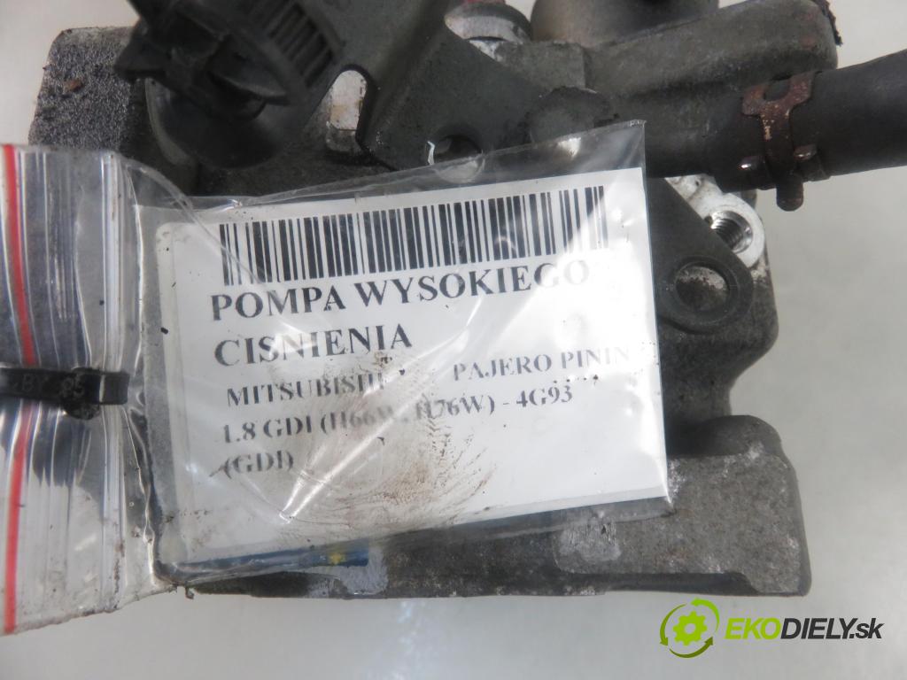 MITSUBISHI PAJERO PININ (H6_W, H7_W) TERENOWY 2000 88,00 1.8 GDI (H66W, H76W) - 4G93 (GDI) 1834,00 Pumpa vstrekovacia MD356425 ; E3T02071 (Vstrekovacie čerpadlá)