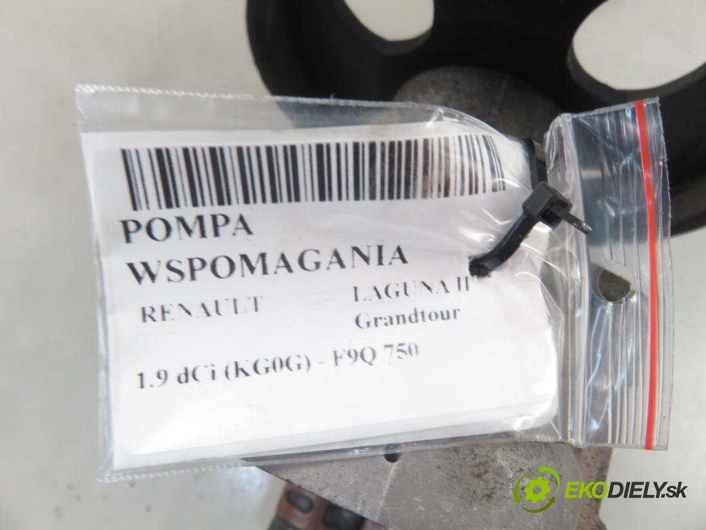 RENAULT LAGUNA II Grandtour (KG0/1_) KOMBI 2002 88,00 1.9 dCi 120 - F9Q 750 1870,00 pumpa servočerpadlo 8200100082 (Servočerpadlá, pumpy řízení)