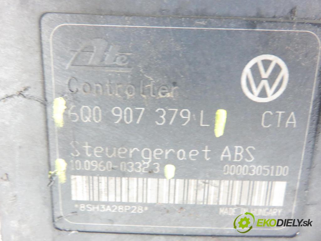 VW POLO (9N_) HB 2003 40,00 1.2 6V 54 - AWY 1198,00 Pumpa ABS 6Q0614117H ; 6Q0907379L ; 10096003323 (Pumpy ABS)