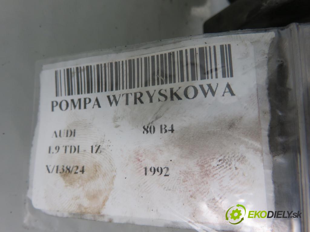 AUDI 80 (8C, B4) SEDAN 1992 66,00 1.9 TDI - 1Z 1896,00 pumpa vstřikovací 028130109J ; 0460404995 (Vstřikovací čerpadla)